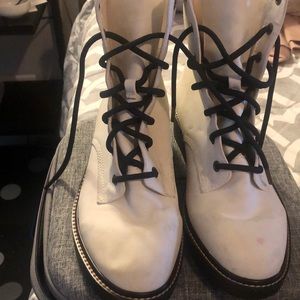 Dr. Scholl's Mid Calf Boot on the back it says “BE YOU” some marks look at photo